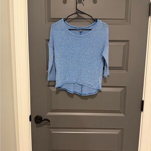 Aerie Light Blue Knit Top Size XS